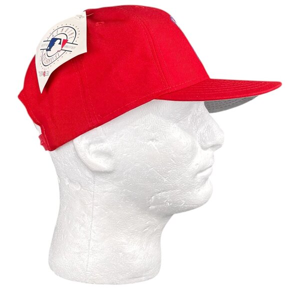 Jackie Robinson 50th Anniversary Red Snapback Cap By New Era Medium-Large NWT - Picture 4 of 9